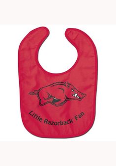 Make sure that your little Razorbacks fan is getting started early with the right team All Pro Baby Bib. This Arkansas Razorbacks Red All Pro Bib features a team logo above `little Razorback fan`. Woo Pig Sooie! Sublimated team logo graphics, Soft terry polyester front and absorbent cotton terry back, Adjustable baby soft hook and loop closure, Machine Washable, Great gift for the sports fan in your life!, Cotton, Machine washable, Imported Bird Barn, Burlap Door Hangers, Auburn University, Arkansas Razorbacks, Auburn Tigers, Baby Soft, Baby Gear, Baby Bibs, Arkansas