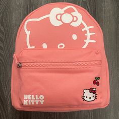 Brand New Measurement Approx : 11.5” X 9.5” X 5.5” Hello Kitty Print Backpack, Hello Kitty Print Backpack For Daily Use, Hello Kitty Travel Backpack Standard Shape, Hello Kitty Backpack For Daily Use, Hello Kitty Print Travel Backpack, Cat Design Standard Backpack For Daily Use, Daily Use Standard Backpack With Cat Design, Daily Use Cat Design Standard Backpack, Back To School Cat Design Backpack