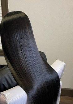 Black Long Healthy Hair, Ariana Fletcher, Pressed Natural Hair, Long Healthy Hair, Lustrous Hair, Hair Affair, Silk Press