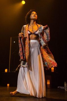 Jhene Aiko Style, Jhene Aiko Outfits, Jhene Aiko Concert, Jhene Aiko Aesthetic, Looks Hippie, Look Hippie Chic, Jhené Aiko, Afro Punk Fashion