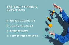 Not all vitamin C serums are created equal. One of the most effective forms of vitamin C is l-ascorbic acid. Read more to learn the benefits, and which serums to buy on any budget. Gentle Skin Care Routine, Vit C Serum, Aging Eyes, Bio Hacking, Serum Benefits, Vitamin C Powder, Best Vitamin C Serum, All Vitamins