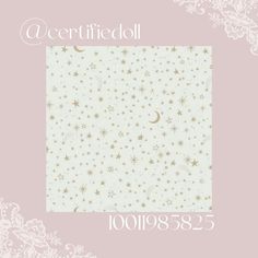 a white background with snowflakes and stars in the sky, on top of a pink