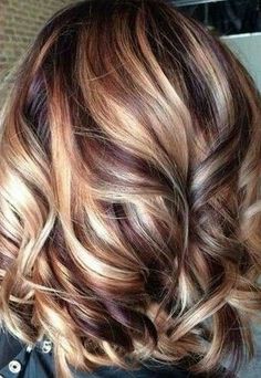 Fall Hair Colour, Hair Colour Ideas, Gorgeous Hair Color, Brown Hair With Blonde Highlights, Long Hair Color, Colour Ideas, Burgundy Hair, Hair Color Highlights, Brown Hair With Highlights