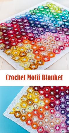 a crochet baby blanket with the title, little lily baby blanket free crochet pattern