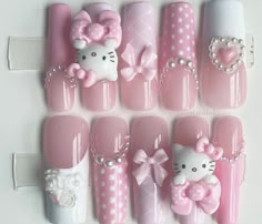 Hello Kitty Things, Hello Kitty Jewelry, Pin Search, Hello Kit, Hello Kitty Nails