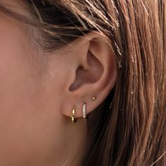 Earring Inspo, Classic Gold, Huggie Hoop Earrings, Dainty Earrings, Gold Hoop, Gold Hoop Earrings, Put On, Gold Vermeil, Gold Earrings