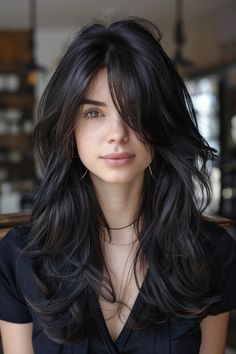 Lob Haircut With Bangs, Layered Hair With Bangs, Lob Haircut