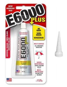 the eco plus glue is white in color