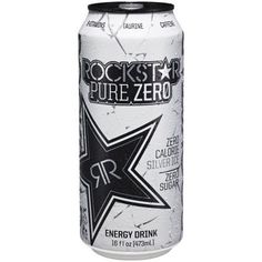 a can of rock star pure zero energy drink