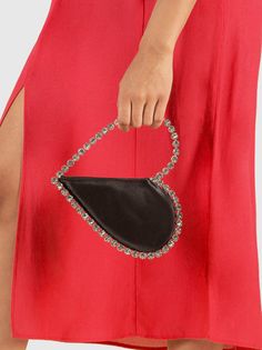 An exclusive offer for you——Affordable prices at Stylewe store, SPU: 1OCL6QAF3F, Color: Black Golden White Red, Decoration/Process:Metal, Style:Party. Trendy Evening Bag For Valentine's Day, Black Bag For Valentine's Day Party, Black Party Bag For Valentine's Day, Banquet Party, Style Party, Ladies Clutch, Heart Shaped Diamond, Clutch Bags, Metal Style