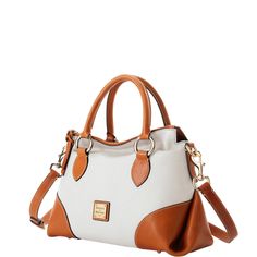 A Touch of Luxury  With classic pebble grain leather and chic Florentine leather trim, this look is the best of both worlds! Monogram Pendant, Tan Cowhide, Best Of Both Worlds, Black Polish, Credit Card Wallet, Dooney And Bourke, Dooney & Bourke, Leather Trim, Dooney Bourke