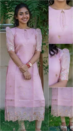 Simple Kurta Designs Classy, Dress Material Designs, Pattern For Kurti, Kurti Designs Pattern, Kurti Simple, Kurti Neckline, Kurti Stitching