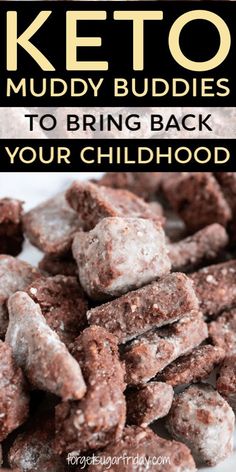 keto muddy buddies to bring back your childhood