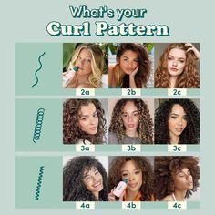 Find out your curl pattern & what they really need to stay bouncy, strong. Don't worry, we gotchu girllll 👩‍❤️‍💋‍👩 Curly Hair Advice, Curly Hair Care Routine, 2022 Aesthetic, Hairstyles Braided, Hairdos For Curly Hair, Hair Advice, Curl Pattern, Types Of Curls, 2020 Trends