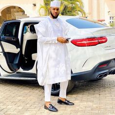 White Agbada, Agbada For Men, Groom's Suit