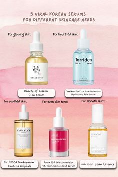 Glowing Skin By Catherine Mixsoon Hyaluronic Acid Serum, Torriden Serum, Serum For Combination Skin, Essence For Face, Korean Serums, College Requirements, Best Hydrating Serum, Korean Serum, Centella Ampoule