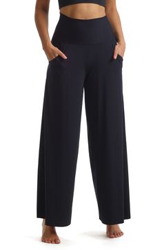 Made from buttery-soft, super-stretchy fabric with a smoothing waistband, these wide-leg pants will put the spotlight on you. Style Name:Commando Butter High Waist Wide Leg Lounge Pants. Style Number: 6129091. Available in stores.