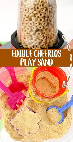 an edible cheetos play sand recipe for kids