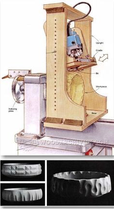 an image of a machine with parts labeled in the diagram above it and below it