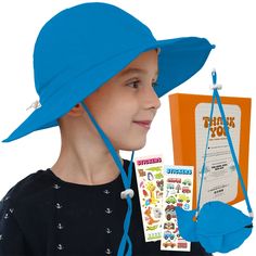 Protect your child's skin with the Ariel Hat, designed for kids aged 2T-7 years. This UPF 50+ sun hat offers superior UV protection, a safety-release chin strap, and an adjustable fit. Its foldable design transforms into a playful fish toy, perfect for adventurous kids. Lightweight, waterproof, and machine washable, it's ideal for all outdoor activities. Ultimate UV Protection: Offers UPF 50+ protection, blocking 98% of harmful UV rays to keep your child’s delicate skin safe during outdoor adventures. Perfect for beach days, hiking, and family outings, this sun hat ensures your child stays protected from sunburn and long-term skin damage. Safety-First Design: Two breakaway clasps prevent choking, keeping your child safe during play. Waterproof & Floatable: Ideal for beach days, this hat is Cold Wear, Fish Toy, Kids Sun Hat, Hat For Kids, Family Outings, Kids Series, Helmet Liner, Sun Protection Hat, Family Outing