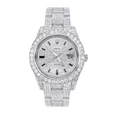 Elegant Watches Women, Diamond Bezel Bracelet, Rolex Diamond Watch, Cartier Watches Women, Watches Women Simple, Pretty Watches, Womens Designer Watches, Rolex Diamond, Rolex Watches Women