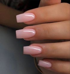 Nails pink color cute Basic Nails, Nail Swag, Health Snacks, Short Acrylic Nails Designs