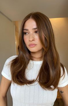 Honey Brown Hair, Long Brown Hair, Medium Length Hair Cuts