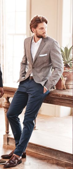 Strellson — sport coat, shirt & pant Mens Navy Pants Outfit Wedding, Mens Sports Coat With Dress Pants, Mens Tweed Sport Coat Outfit, Mens Sport Coats With Dress Pants, Sport Coats For Men Outfit, Men’s Sports Coat Outfits, Mens Sport Coat Outfit Wedding, Mens Sports Coat Outfit, Monk Shoes Men Outfit