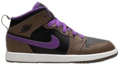 Purple Leather Low-top Jordan Shoes, Purple Leather Lace-up Jordan Shoes, Brown Jordan Sports Shoes, Brown Jordan Sports Shoes With Rubber Sole, Brown High-top Jordan Shoes For Sports, Purple Leather Skate Shoes With Rubber Sole, Purple Leather Round Toe Skate Shoes, Brown Jordan Shoes With Rubber Sole, Brown Jordan Shoes With Rubber Sole, Round Toe