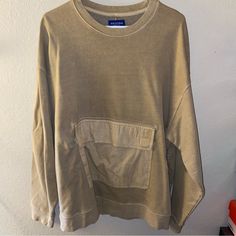 Arizona Khaki Tan Brown Long Sleeve Crewneck Pullover Sweater. Brand New Excellent Condition W/ Tags. Size: Large $40 + Shipping Casual Beige Crew Neck Sweater, Brown Crew Neck Sweatshirt For Layering, Winter Crew Neck Khaki Top, Winter Khaki Crew Neck Top, Khaki Crew Neck Top For Winter, Cotton Beige Sweatshirt For Layering, Beige Long Sleeve Sweater For Streetwear, Casual Beige Crew Neck Sweatshirt, Casual Khaki Sweatshirt For Loungewear