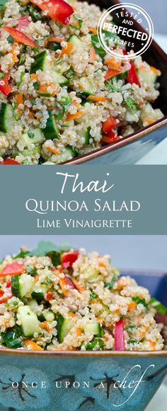 this quinoa salad is the perfect side dish for any meal it's loaded with fresh vegetables