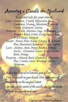 Candle Magik, Candle Dressing, Eclectic Witch, Candle Magick, Wiccan Spells, Spells Witchcraft, Practical Magic, Candle Spells