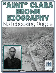 an old book cover with the words,'aunt clara brown photography not ebooking pages