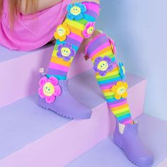 Step into spring with our colourful flower fun socks featuring custom-made plush flowers! The bright and cheerful colours of the flowers will brighten up any outfit and bring a touch of spring to your wardrobe all year round. These novelty socks are perfect for crazy sock day, special occasions, birthdays, and adding joy into your day with every step you take 🌼🌈 MADMIA socks are made with high-quality materials and are soft, comfortable and designed to last.  Comes in kids and adult sizes. Crazy Socks For Kids, Crazy Sock Day, Oopsie Daisy, Holiday Balloons, Silly Socks, Plush Flower, Dance Socks, Flower Socks, Fun Socks