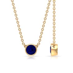 Product Details Add a touch of elegance to your style with our Solitaire Necklace, adorned with a Round Cut Blue Sapphire set as a stunning solitaire in a Bezel Setting. This Minimal Necklace showcases intricate artistry that effortlessly catches the eye. Make a bold and sophisticated statement with this captivating design, perfect for elevating any outfit. Product Information SKU SHP-PENDANT0821338804 Length 5 mm Width 5 mm Height 3 mm Weight 5.00 gm (Approximate) BLUE SAPPHIRE INFORMATION No.o Blue Sapphire Necklace, Solitaire Necklace, Minimal Necklace, Sapphire Solitaire, Solitaire Necklaces, Eye Make, Bezel Setting, The Eye, Blue Sapphire