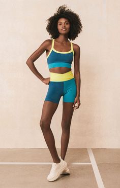 Color Block Bike Short – Z SUPPLY Color Block Sports Bra Athleisure, Athleisure Color Block Sports Bra, Summer Workout Color Block Activewear, Sporty Color Block Sports Bra For Workout, Sporty Color Block Fitted Sports Bra, Color Block Sportswear For Gym, Sporty Fitted Color Block Sports Bra, Color Block Sportswear For Workout, Color Block Sportswear Activewear For Workout