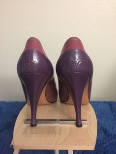 https://www.etsy.com/ca/listing/607541063/1970s-garolini-womans-high-heel-shoes?ref=sold_out-9&cns=1 Purple Heels With Sculpted Heel And Round Toe, Purple High Heel Shoes With Leather Sole, Purple High Heels With Leather Sole, Purple Leather Heels Medium Width, Purple Heels With Leather Sole For Formal Events, Purple Heels With Leather Sole For Formal Occasions, Formal Purple Heels With Leather Sole, Purple Leather Heels With 4-inch Heel, Velvet Hat