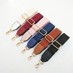 "Hello! Welcome to CrafthardwareFinding:) Bag strap 1 1/2\"(38mm) Shoulder strap Crossbody bag strap purse strap Handbag Strap strap width: 3.8cm length: 80~130cm ( Adjustable length ) hardware color: gold Note: 1. Colors may vary slightly from picture due to computer monitor and photo lighting. 2. if you need more, pls covo me.:) 3. Default shipping method is the Air Post by the Post Office. Wanna choose Expedited shipping method, pls contact me first. Please contact me if there is a problem wi Diy Tas, How To Make Purses, O Bag, Beg Tangan, Handbag Handles, Purse Strap, Handbag Straps, Shoulder Messenger Bag, Black Purses