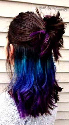 Summer Hair Dye, Fun Hair Color Ideas, Really Curly Hair, Rock Your Hair, Hair Length Chart, Color Ideas For Blondes, Hair Color Ideas For Blondes, Latest Hair Color, Hair Color Streaks