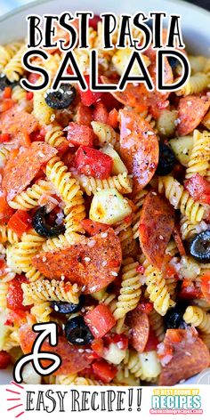 the best pasta salad recipe is featured in this magazine