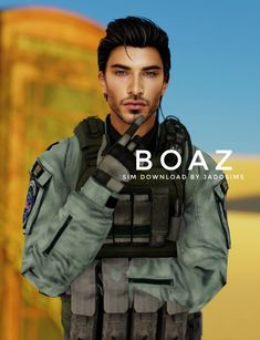 Boaz ♡ (Sim Download) is now available on both tiers at my patreon https://www.patreon.com/jadosims