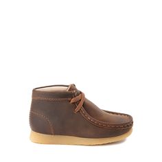 Clarks Originals Wallabee Boot - Toddler / Little Kid - Brown | Journeys Clarks Boots, Shoe Size Chart Kids, Clarks Wallabees, Casual Shoes For Men, Moccasins Style, Chukka Boot, Shoe Company, Womens Clarks, Clarks Originals