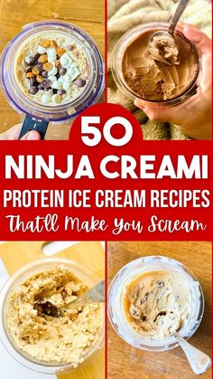 50 ninja cream protein ice cream recipes that will make you scrumpt about it