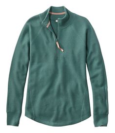 Made for adventure every day, this textured quarter-zip sweater works just as well in town as it does on the trail. In lightweight, moisture-wicking Merino-wool for just-right warmth with jade for cooling balance. Falls at low hip. Slightly Fitted: Softly shapes the body. In a comfortable textured blend of 60% Merino wool and 40% polyester cool jade. Machine wash, dry flat. Imported. Fit: Slightly Fitted | Women's Honeycomb Merino Wool-Blend Sweater, Quarter-Zip Womens Lightweight Sweater, Merino Wool Clothing, Wool Sweaters Womens, Everyday Clothes, Outfit For Travel, Quarter Zip Sweater, Winter Fits, Women's Sweaters, Merino Wool Sweater