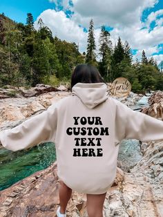 Your Custom Text Sweatshirt, Your Custom Text Hoodies, Custom Sweatshirt, Custom Crewneck, Custom Hoodie, Trendy Sweatshirt, Cozy Sweatshirt CAUTION: For security reasons, there is no rope in the throat area for youth hoodie. Hello!! Dear Customer, We're here to give you best Custom sweatshirt, hoodie and crewneck options for you. We want to make everyone smile with our cute , stylish and trendy graphic T-shirts. We can assured you this shirt will be perfect Custom sweatshirt, hoodie and crewnec Crystal Hoodie, Apricot Sweater, No Time For Me, Dance Mom, Retro Font, Hipster Fashion, Milk Silk, Club Design, Jesus Saves