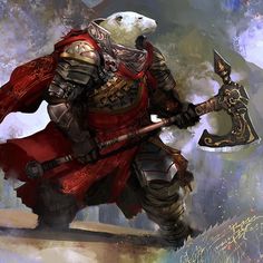 Bear Dnd Character, Bearfolk Dnd, Fantasy Bear, Kekai Kotaki, Bear Warrior, Bear Character, Fantasy Sci Fi, Fantasy Races