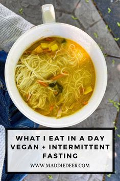 What I Eat in a Day: Vegan : Intermittent Fasting Intermittent Fasting Vegetarian Diet, Vegan Intermittent Fasting Meal Plan, Intermittent Fasting Vegetarian, Vegan Fasting, Vegan Intermittent Fasting, Vegan Meal Ideas, Vegan Diet Plan, Free Diet Plans, Vegan Vibes