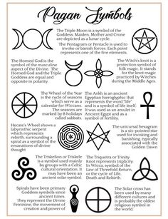 12 Pagan Symbols and Their Meanings Witchcraft Symbols, Witchcraft Shop, Witch Symbols, Pagan Symbols, Wiccan Symbols, Protection Symbols, Wiccan Magic, Witch Spirituality