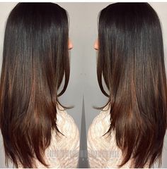 Natural Black Hair Color, Hair Color Images, Hair Goal, Short Ombre, Short Ombre Hair, Brown Ombre Hair, Copper Highlights