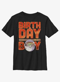 100% CottonWash cold; dry lowImportedListed in youth sizes Mandalorian Birthday, Star Wars Outfit, Yoda Species, Star Wars Mandalorian, Star Wars Outfits, Star Wars The Mandalorian, The Mandalorian, Disney Trip, Birthday Boy